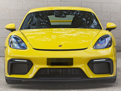 Porsche 718 Cayman Boxster GT4 Front Bumper installed