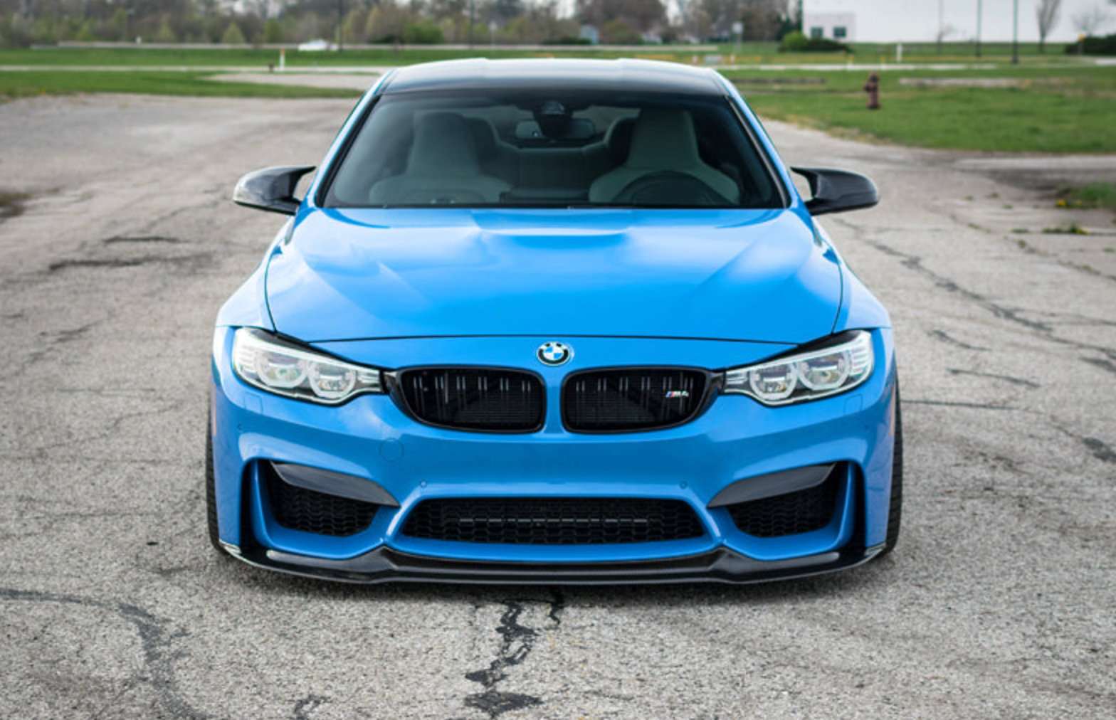 BMW F80 M3 F82 F83 M4 Carbon Fiber Headlight Covers