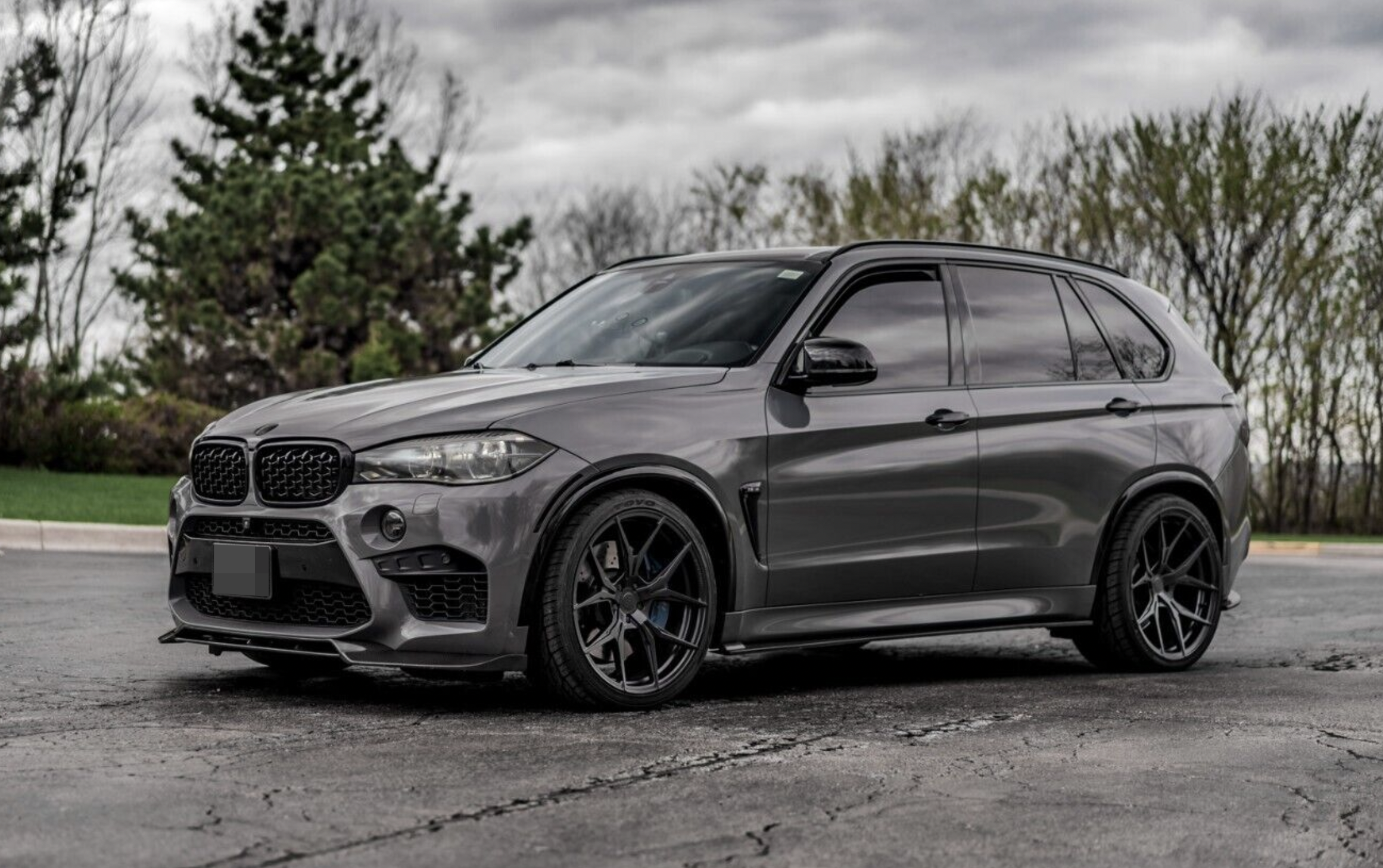 BMW F85 X5 M F86 X6 M Carbon Fiber Front Lip