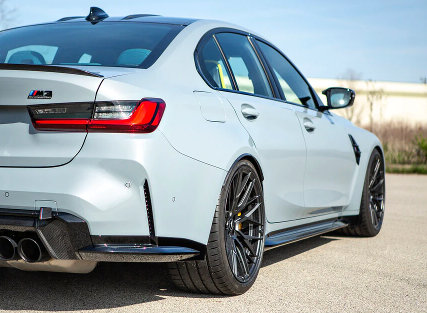 BMW G80 M3 Carbon Fiber Rear Wheel Arch Extensions