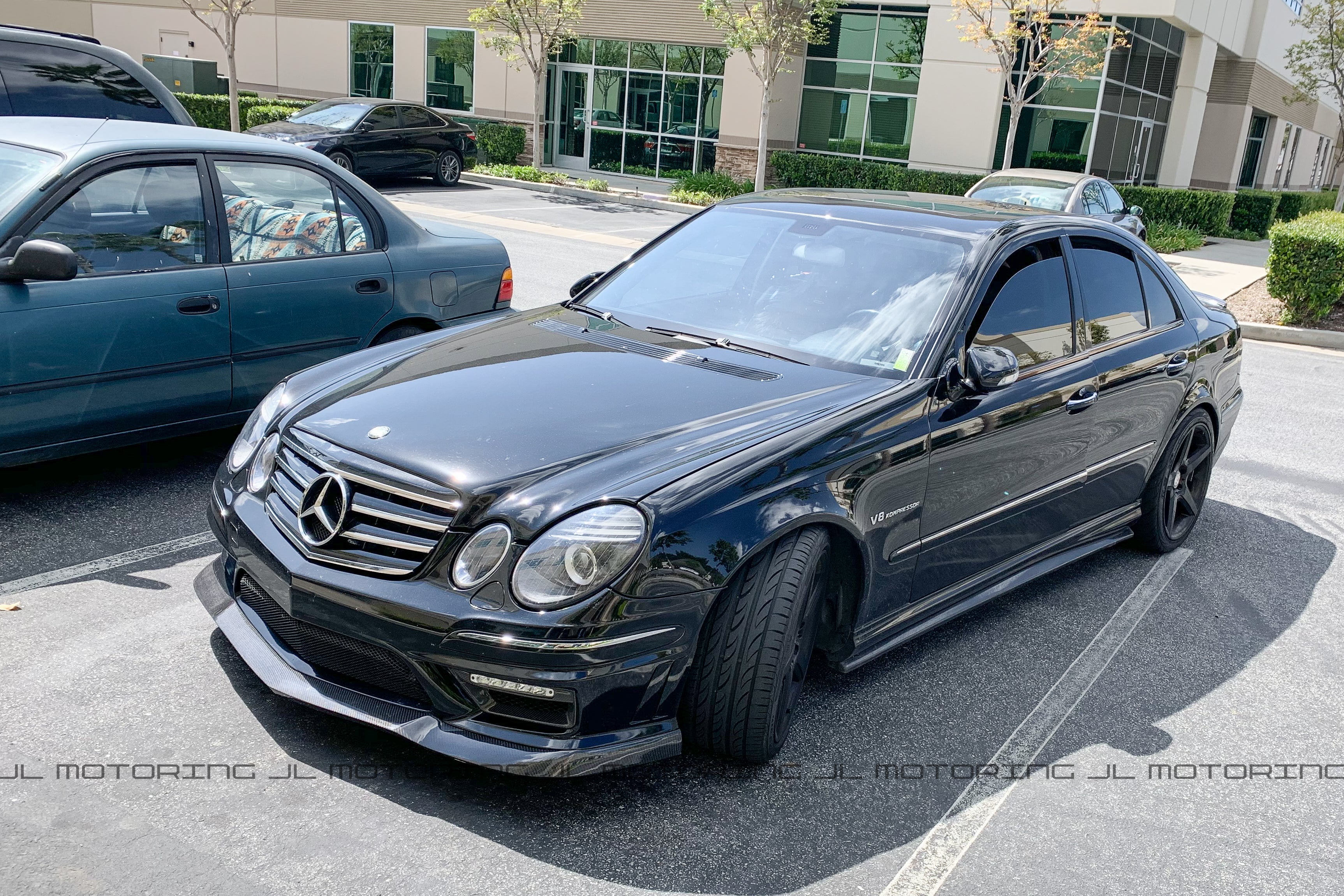 Mercedes W211 E63 AMG Carbon Fiber Front Lip