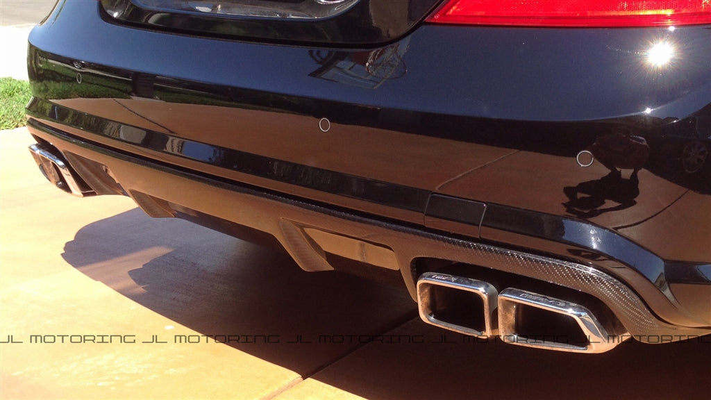 Mercedes W218 CLS 63 AMG Carbon Fiber Rear Diffuser