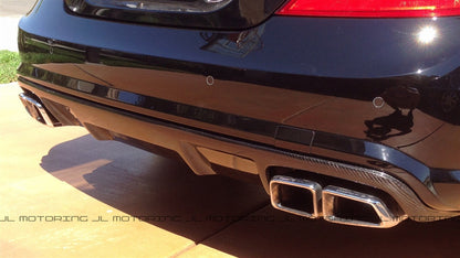 Mercedes W218 CLS 63 AMG Carbon Fiber Rear Diffuser