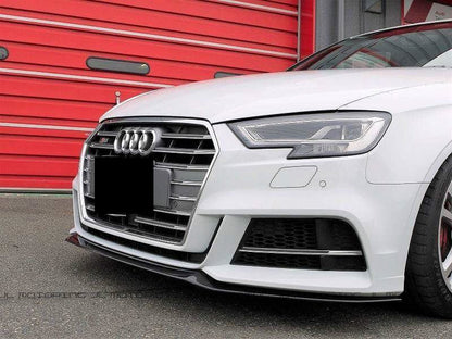 Audi 8V S3 A3 S Line DTM Carbon Fiber Front Lip - JL Motoring