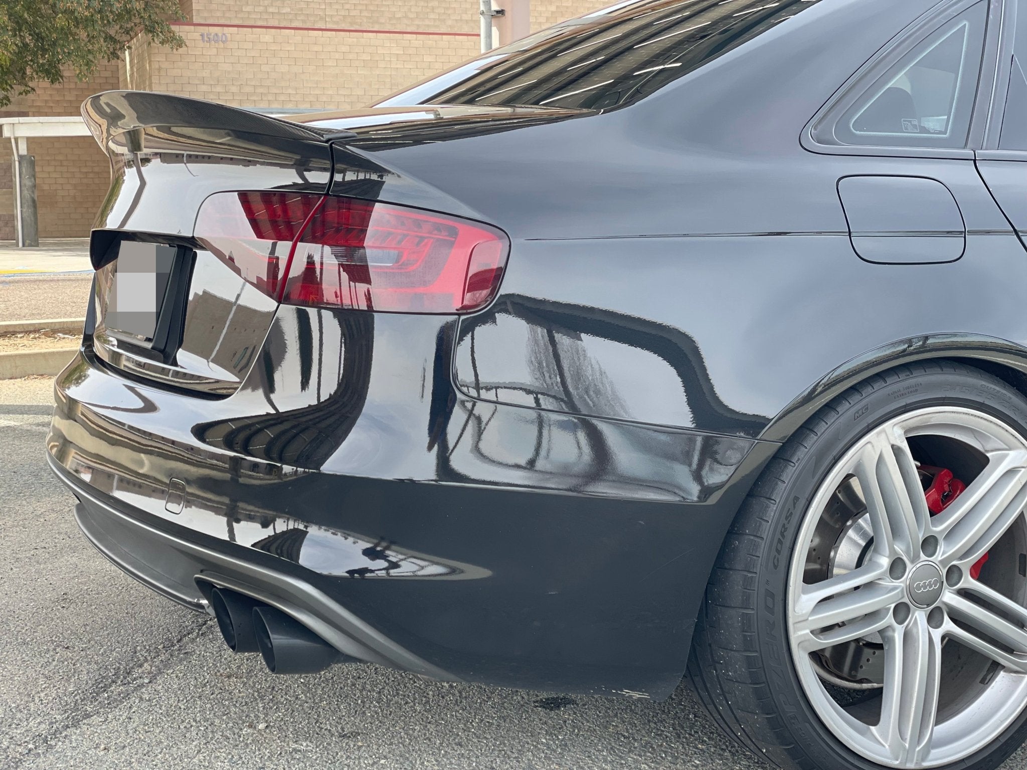 Audi B8 S4 Carbon Fiber Trunk Spoiler - JL Motoring