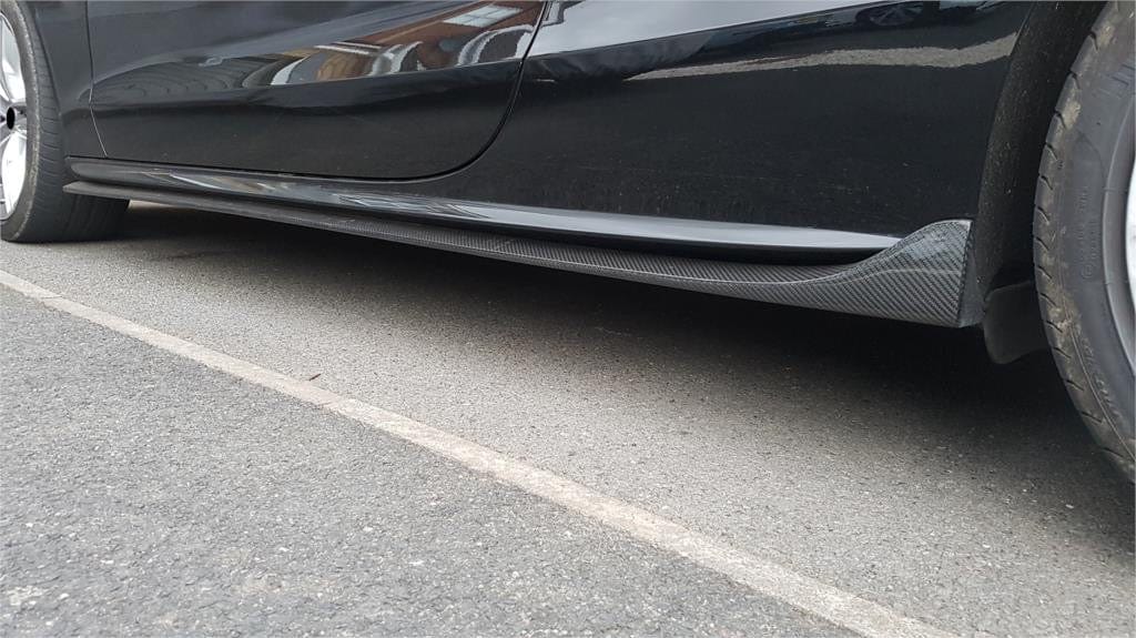 Audi B8 S5 A5 S Line Carbon Fiber Side Skirts - JL Motoring