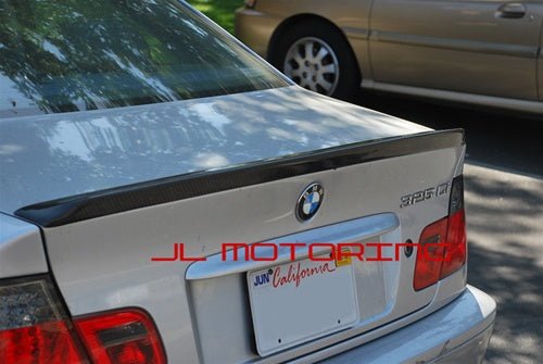 BMW ACS Style Carbon Fiber Trunk Spoiler - E46 3 Series Coupe - JL Motoring