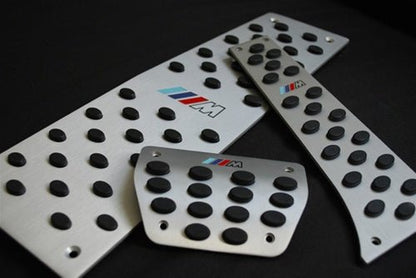 BMW Brushed Aluminum M Pedals - E60 E61 E63 E64 - JL Motoring