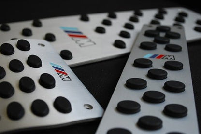 BMW Brushed Aluminum M Pedals - E60 E61 E63 E64 - JL Motoring