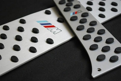 BMW Brushed Aluminum M Pedals - E60 E61 E63 E64 - JL Motoring