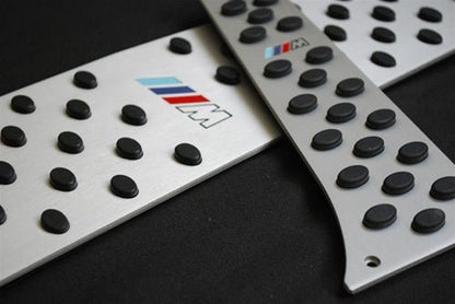 BMW Brushed Aluminum M Pedals - E60 E61 E63 E64 - JL Motoring