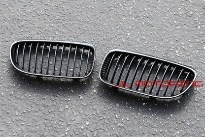 BMW Carbon Fiber Front Grilles - E82 E88 1 Series Coupe Convertible - JL Motoring