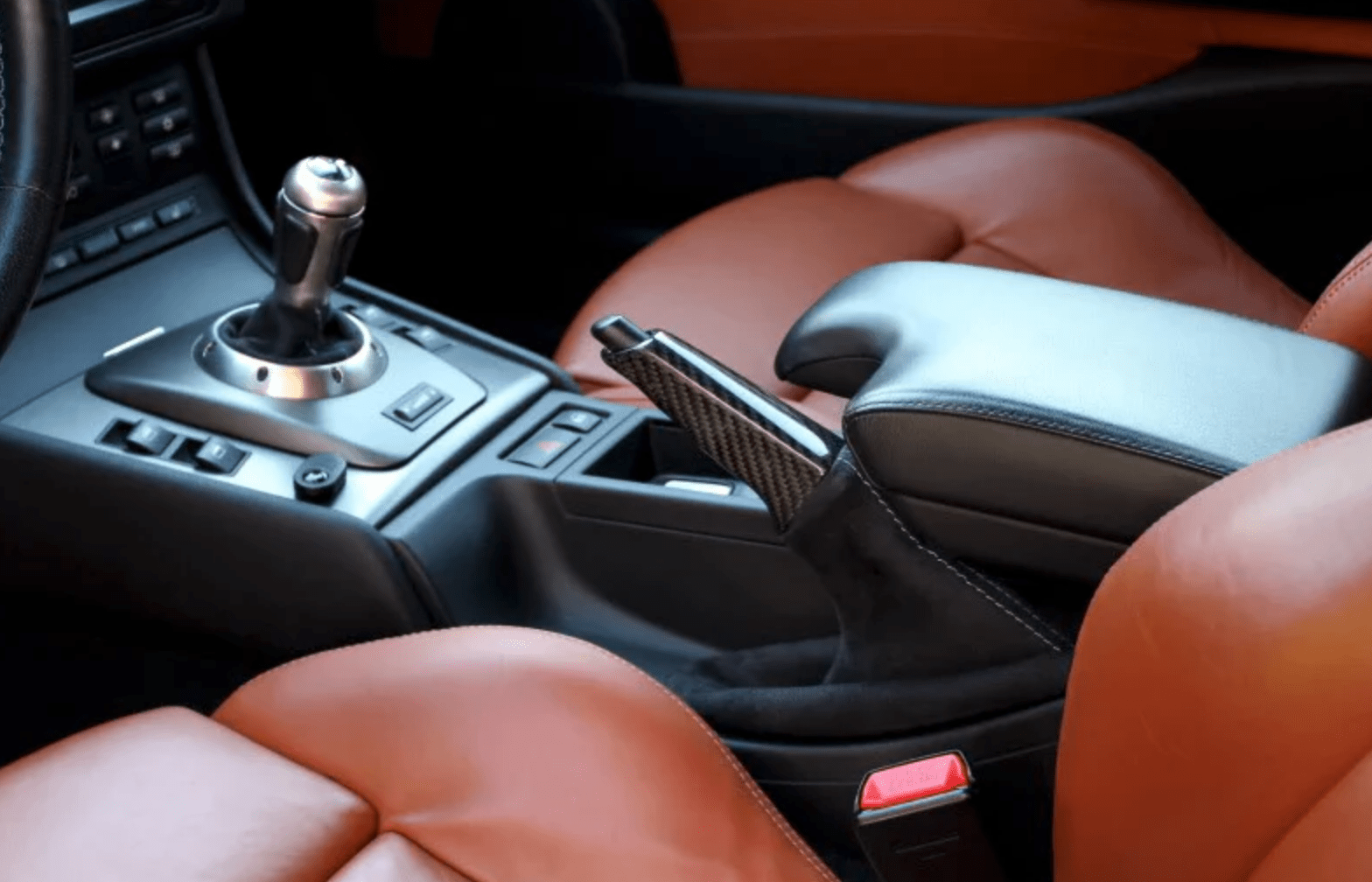 BMW Carbon Fiber Hand Brake - E82 E90 E91 E92 E93 E60 E61 E63 E64 - JL Motoring