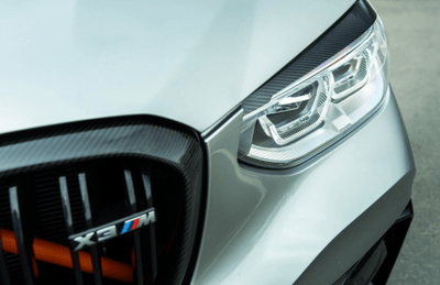 BMW Carbon Fiber Headlight Covers - F97 X3M F98 X4M - JL Motoring