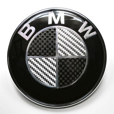 BMW Carbon Fiber Steering Wheel Emblem - JL Motoring