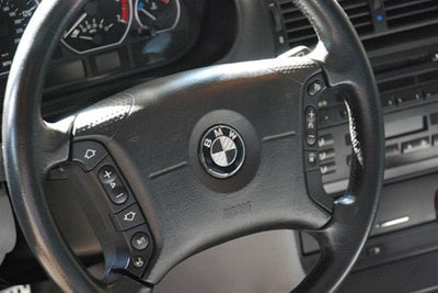 BMW Carbon Fiber Steering Wheel Emblem - JL Motoring