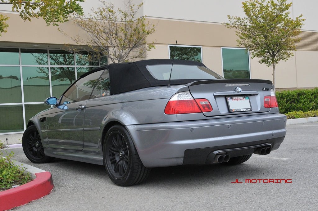 BMW E46 3 Series Convertible Carbon Fiber Trunk Spoiler - JL Motoring