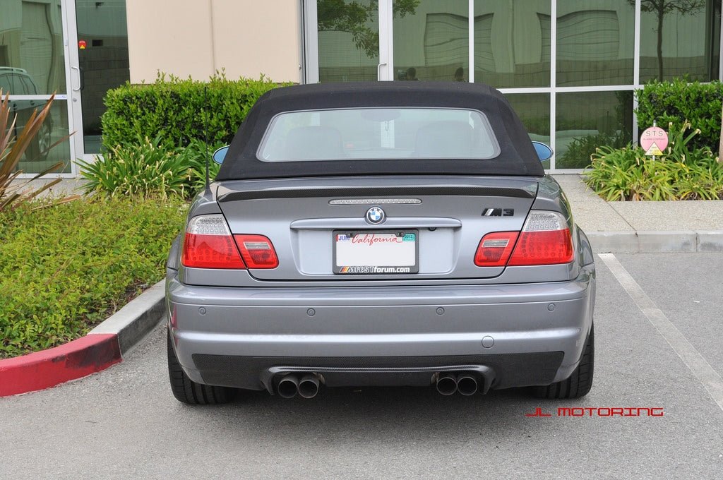 BMW E46 3 Series Convertible Carbon Fiber Trunk Spoiler - JL Motoring