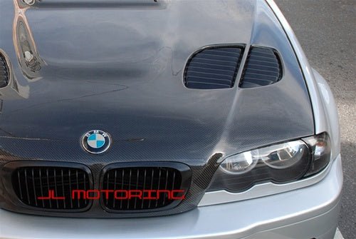 BMW E46 GTR Style Carbon Fiber Hood - JL Motoring