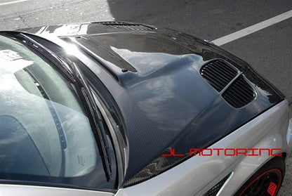 BMW E46 GTR Style Carbon Fiber Hood - JL Motoring