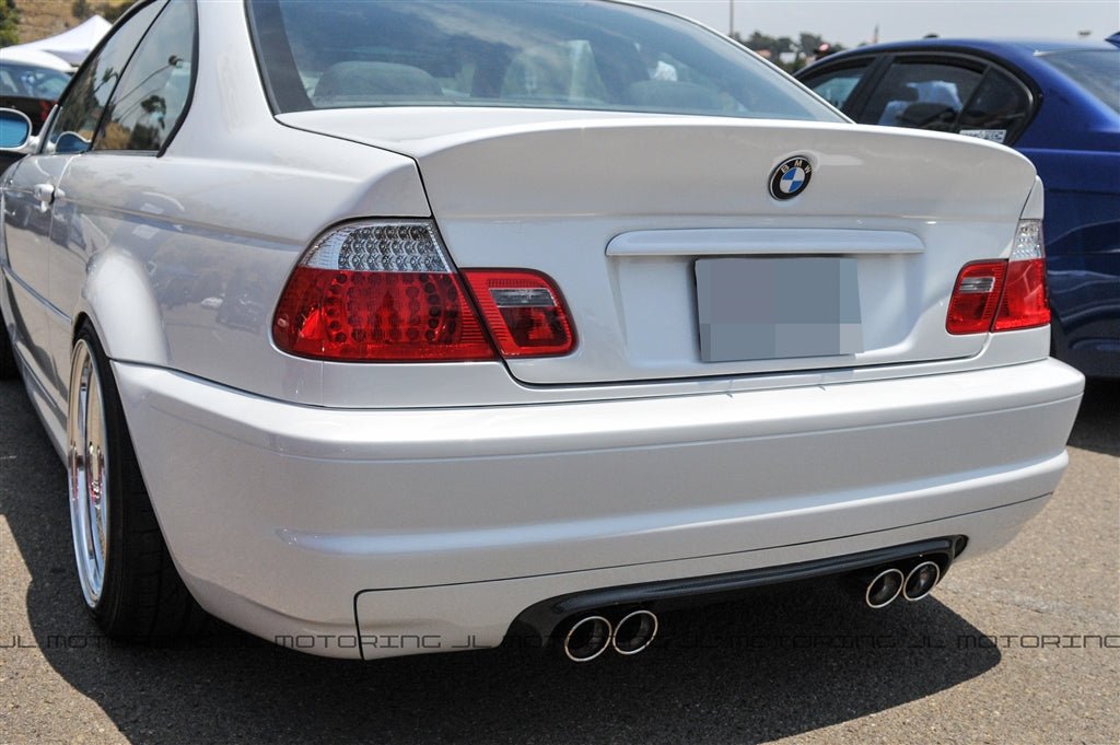 BMW E46 M3 3 Series Coupe CSL Style Carbon Fiber Bootlid Trunk - JL Motoring