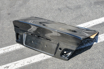 BMW E46 M3 3 Series Coupe CSL Style Carbon Fiber Bootlid Trunk - JL Motoring
