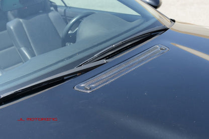 BMW E46 M3 Carbon Fiber Hood Vent - JL Motoring