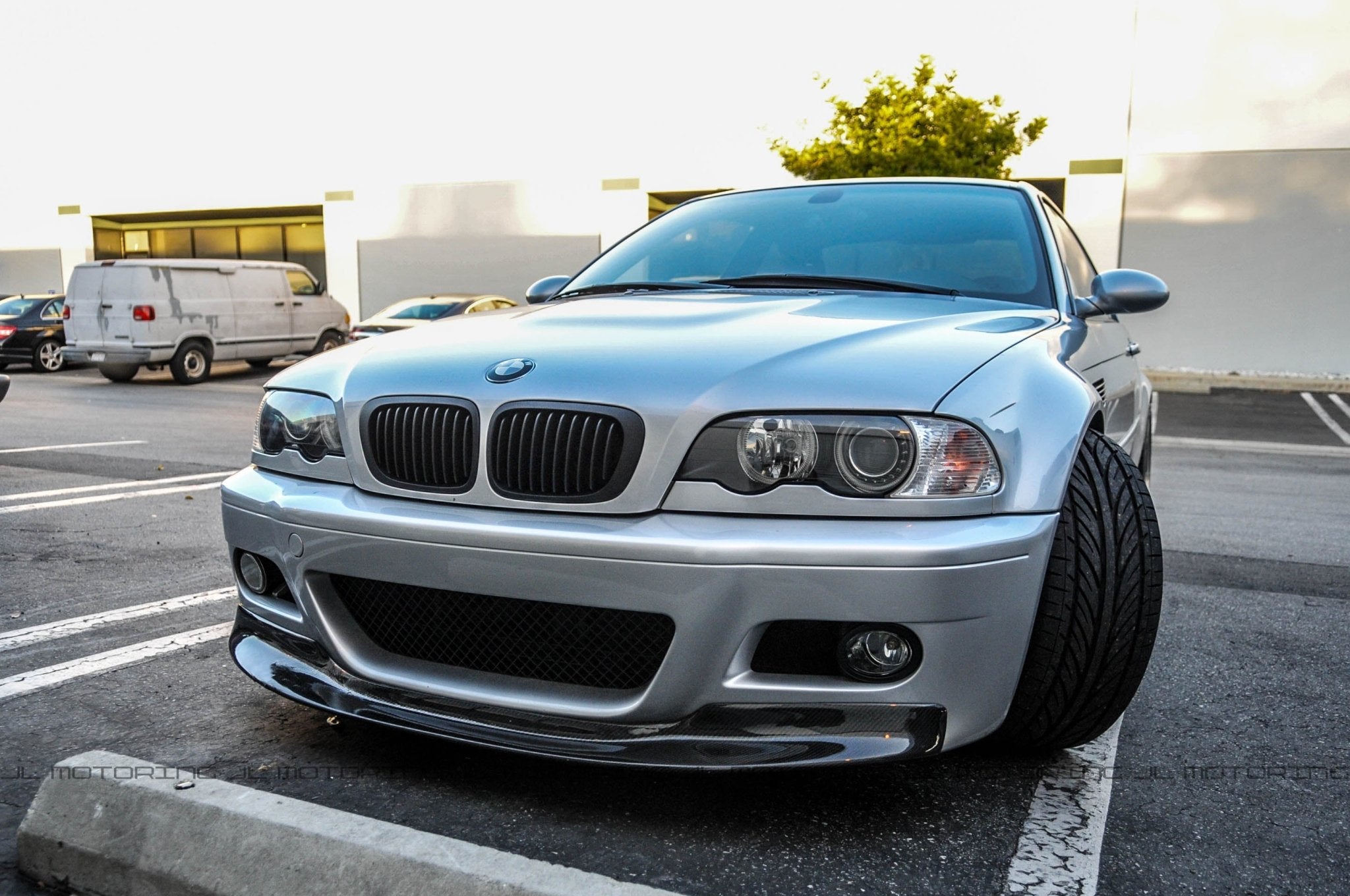 BMW E46 M3 CSL Carbon Fiber Front Lip - JL Motoring