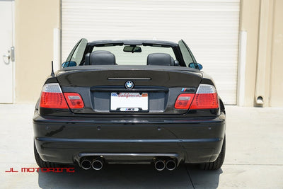 BMW E46 M3 CSL Style Carbon Fiber Rear Diffuser - JL Motoring