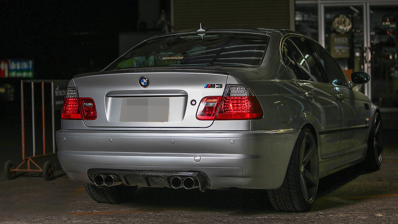 BMW E46 M3 GTS Carbon Fiber Rear Diffuser - JL Motoring