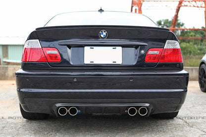 BMW E46 M3 GTS Carbon Fiber Rear Diffuser - JL Motoring