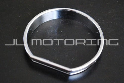 BMW E46 M3 STYLE Chrome Cluster Gauge Dial Rings - E46 - JL Motoring