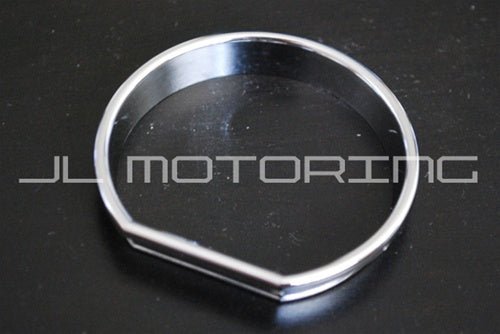 BMW E46 M3 STYLE Chrome Cluster Gauge Dial Rings - E46 - JL Motoring