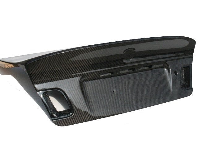 BMW E46 Sedan CSL Style Carbon Fiber Bootlid Trunk - JL Motoring