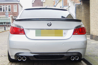 BMW E60 5 Series ACS Style Carbon Fiber Trunk Spoiler - JL Motoring