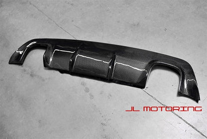BMW E60 5 Series M Sport Carbon Fiber Rear Diffuser Quad - JL Motoring