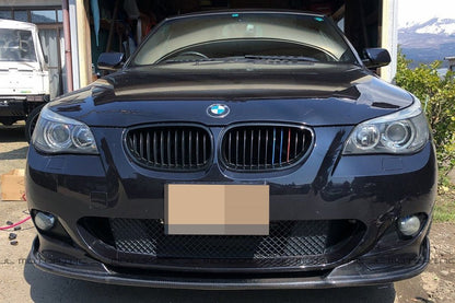 BMW E60 M Sport Carbon Fiber Front Spoiler - JL Motoring