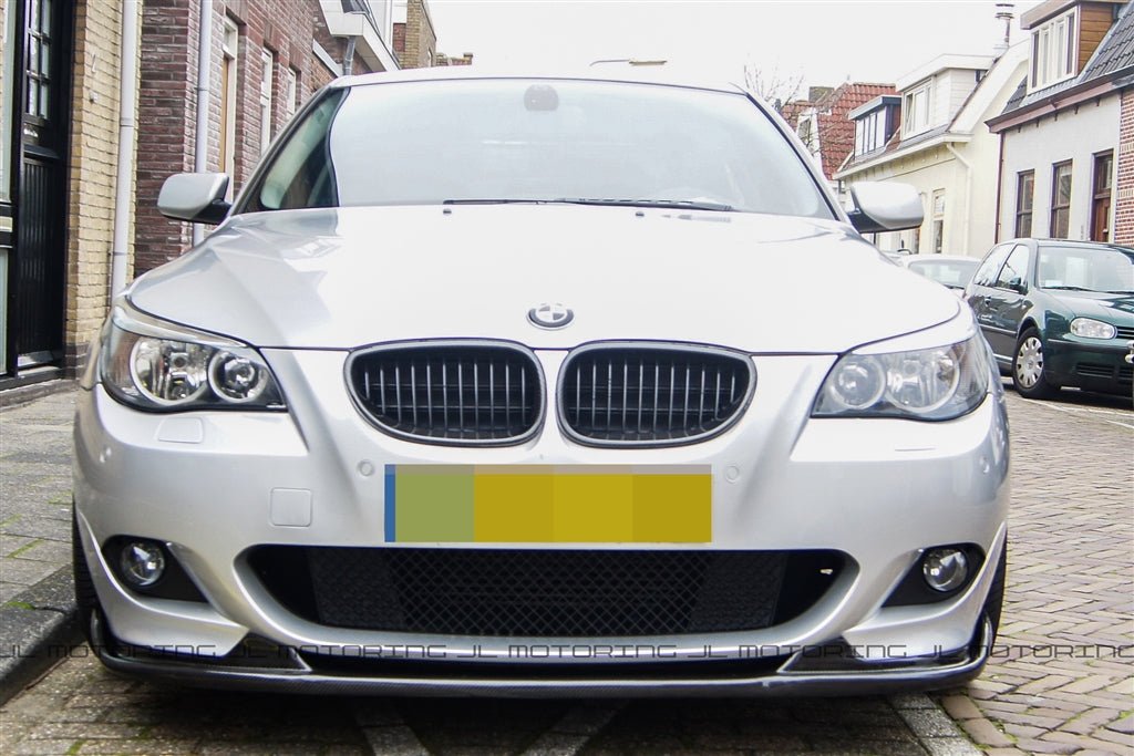 BMW E60 M Sport Carbon Fiber Front Spoiler - JL Motoring