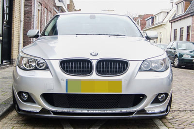 BMW E60 M Sport Carbon Fiber Front Spoiler - JL Motoring