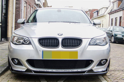 BMW E60 M Sport Carbon Fiber Front Spoiler - JL Motoring