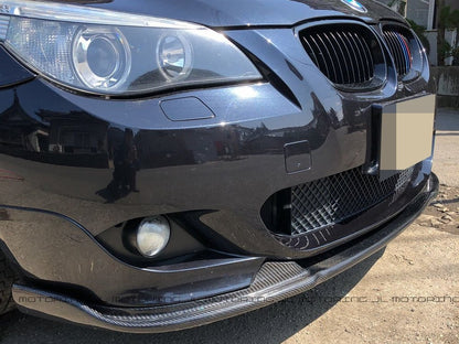 BMW E60 M Sport Carbon Fiber Front Spoiler - JL Motoring