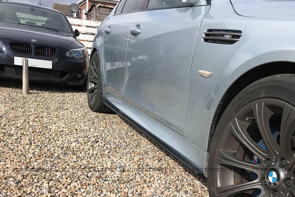 BMW E60 M Sport M5 Carbon Fiber Side Skirts - JL Motoring