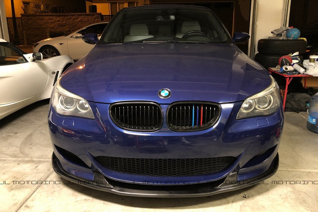 BMW E60 M5 Carbon Fiber Front Spoiler - JL Motoring