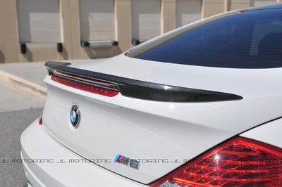 BMW E63 6 Series M6 Facelift Carbon Fiber Trunk Spoiler - JL Motoring