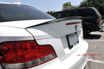 BMW E82 1 Series Performance Style Carbon Fiber Trunk Spoiler - JL Motoring