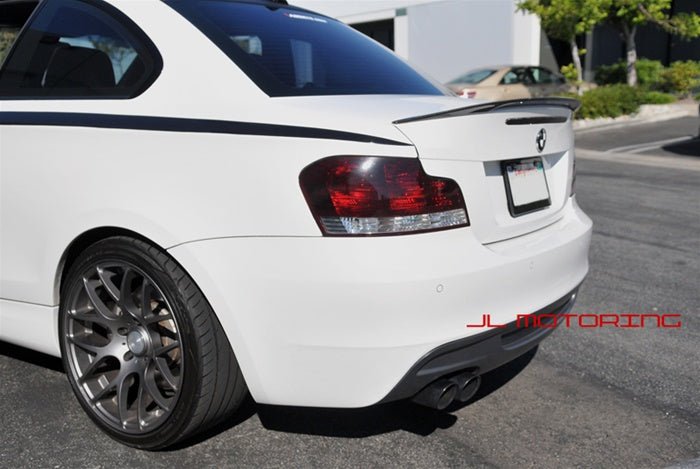 BMW E82 1 Series Performance Style Carbon Fiber Trunk Spoiler - JL Motoring