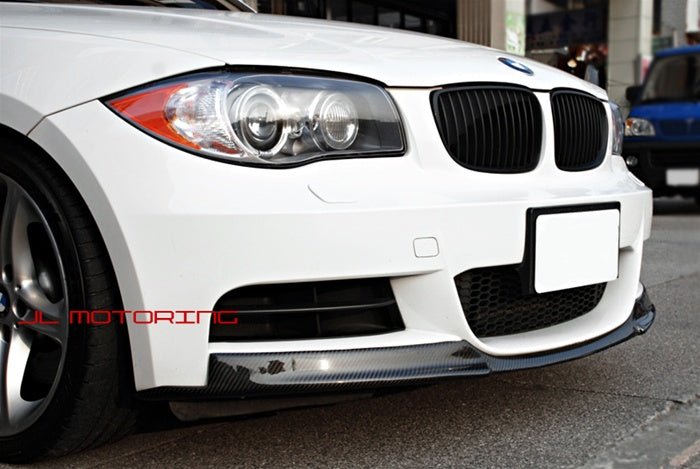 BMW E82 E88 M Sport Carbon Fiber Front Lip - JL Motoring