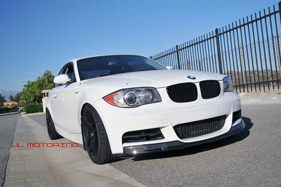 BMW E82 E88 M Sport Carbon Fiber Front Lip - JL Motoring