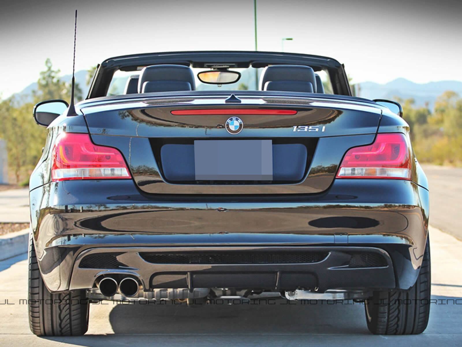 BMW E82 E88 M Sport Performance Carbon Fiber Rear Diffuser - JL