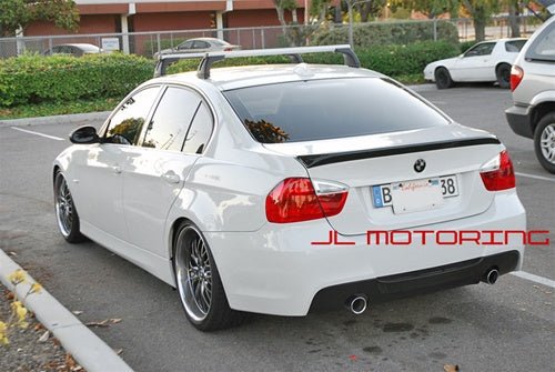 BMW E90 3 Series Carbon Fiber Trunk Spoiler - JL Motoring